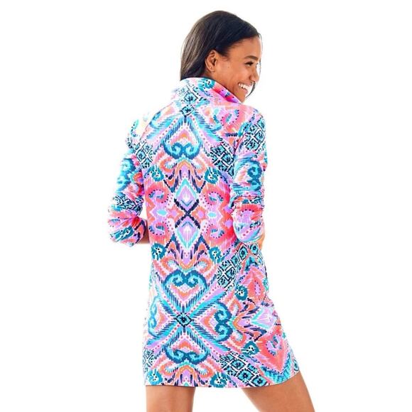 Lilly Pulitzer Skipper French Terry Dress XXS UPF 50 Solar Opposite Preppy Beach - Picture 4 of 16